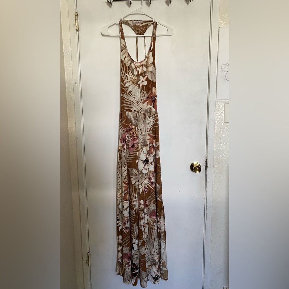 Floral one piece suit